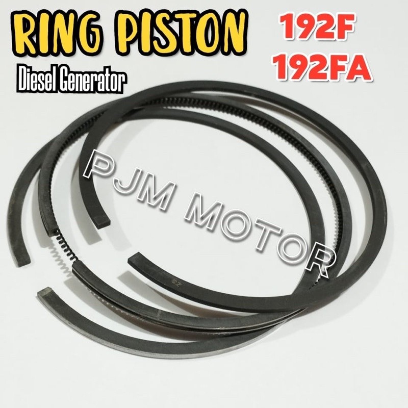 

192F Ring piston reng seher mesin genset solar kipor kama krisbow firman daito DG 9200 Se 192Fa 192 amplas