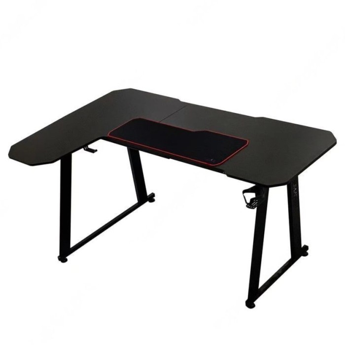 Meja Gaming Informa Amatsu Kaze LED RGB Meja Komputer Kantor - Hitam