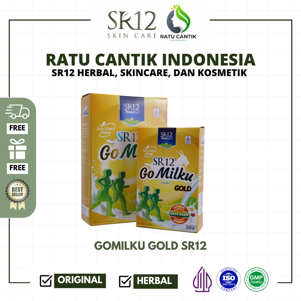 

[RCI] SUSU KAMBING ETAWA PREMIUM SR12 GOLD, EKSTRAK JAHE, BAWANG PUTIH. TINGGI KALSIUM