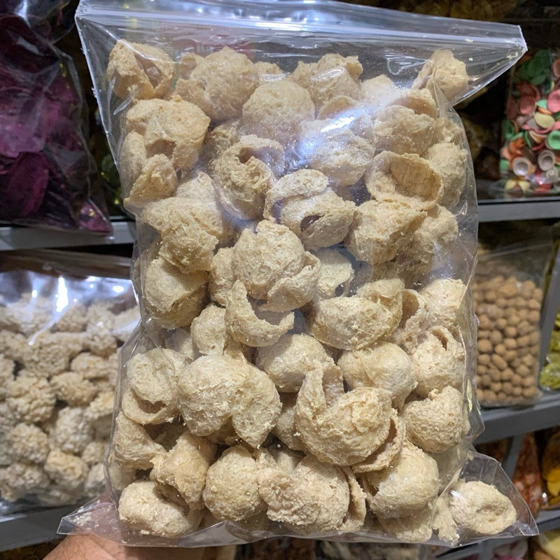 

TERLARIS Promo Tahu bulat kering tahu walik crispy keripik tahu walik kerupuk tahu 150gr