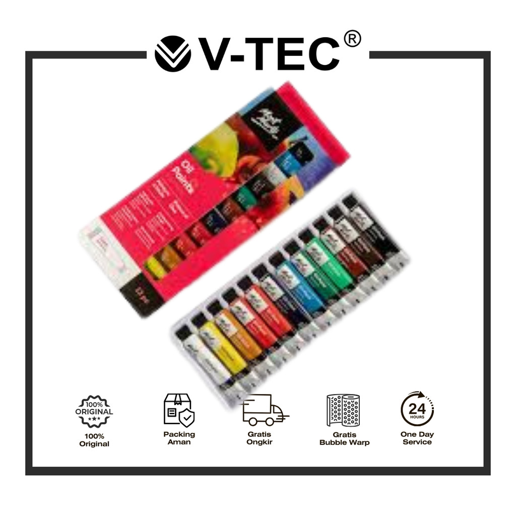 

MONT MARTE OIL PAINTS CAT MINYAK SET 12PCS X 12ML (PMHS0025)