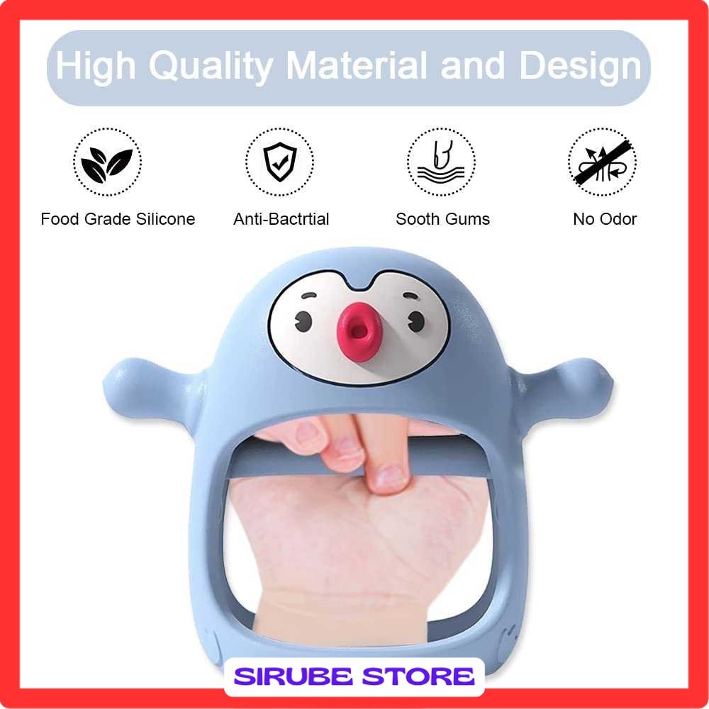 Baby Teether Toys Silicone Chewable Hand Breast Feeding - Sm01