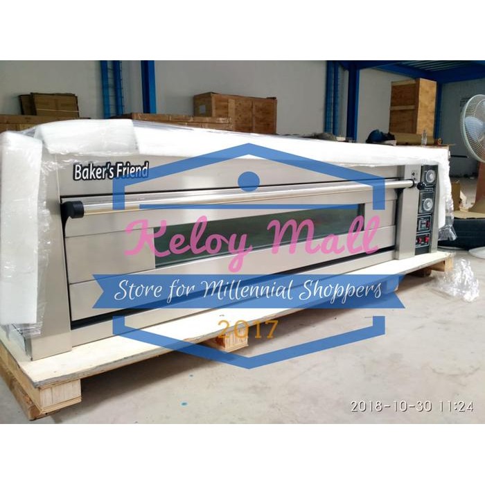 Oven Gas Roti Otomatis 4 Tray Bakers Friend GDZ