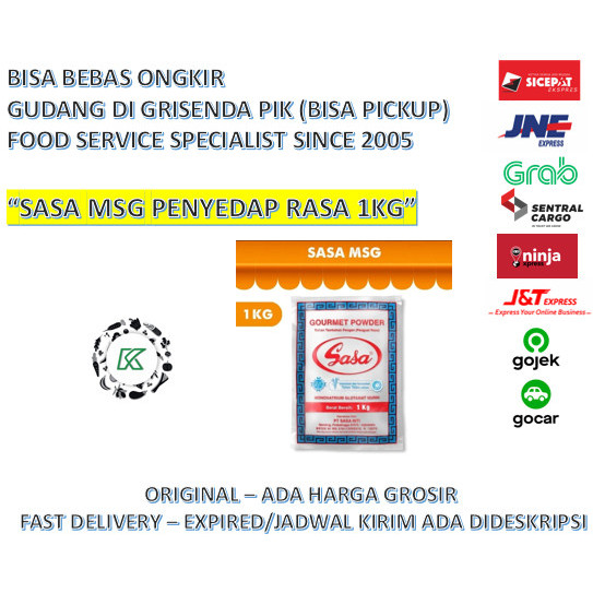 

[[ Micin MSG Sasa 1000gr / 1kg Penyedap Penguat Rasa MURMER Best Promo-