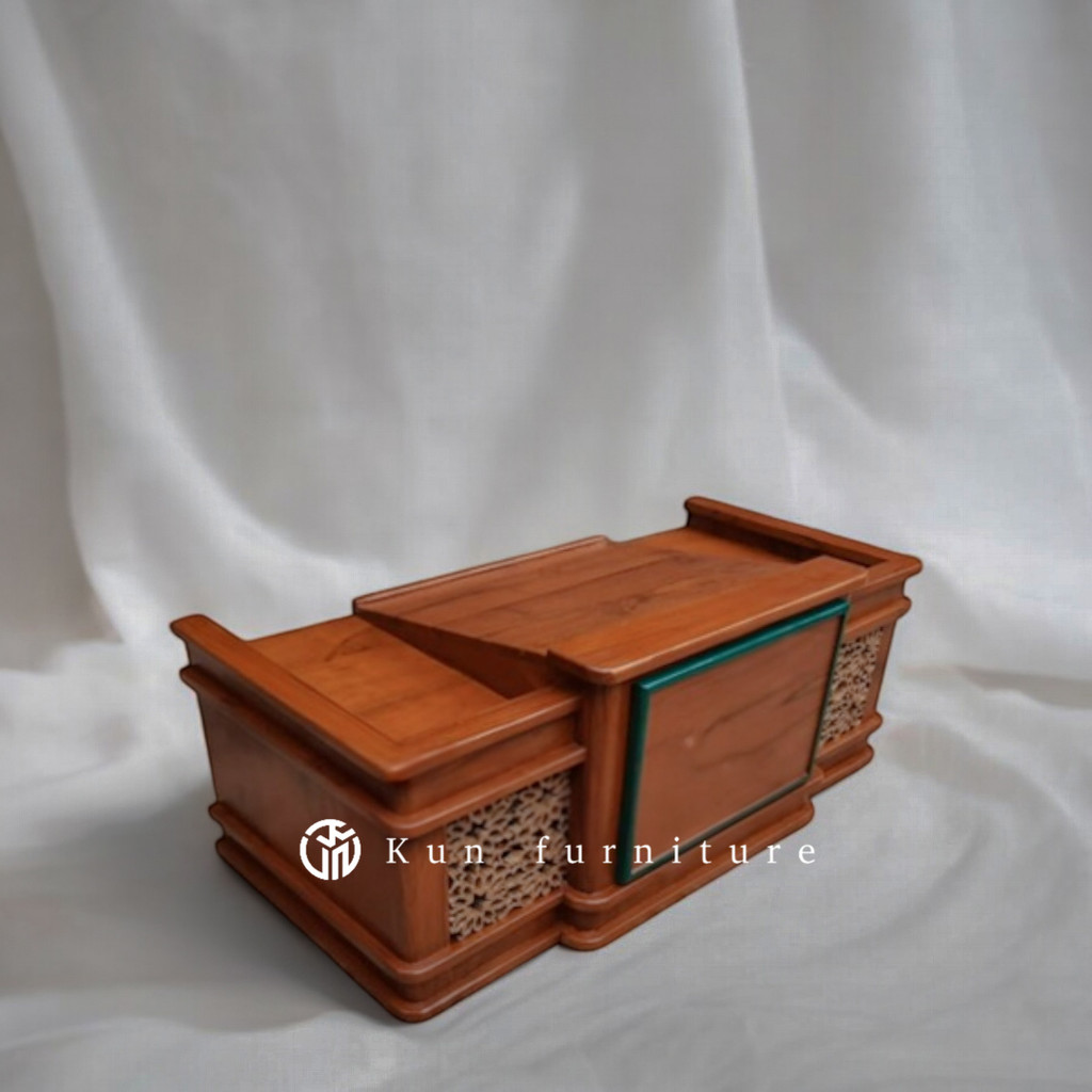 meja majelis kayu jati mimbar duduk meja ngaji  podium mimbar jati