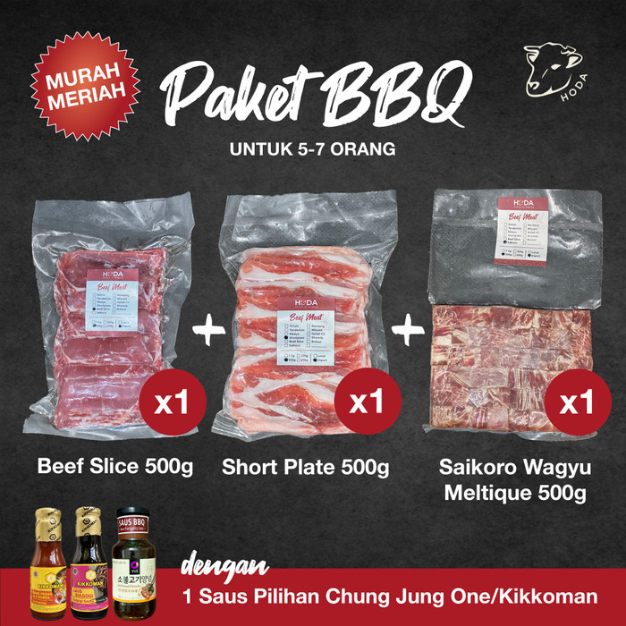 

[[New Arrival] Paket Lengkap Mix Daging Korean BBQ Set + Saos BBQ Chung Jung One - Standard (5-7), Kikko Bulgogi