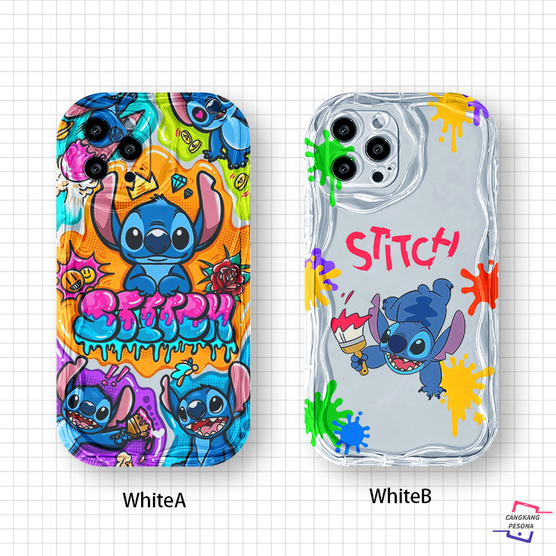 Anime fiksi ilmiah "Lilo and Stitch" pembuat onar Stitch case for iPhone 6s 7 8 X XS XR MAX 11 12 13