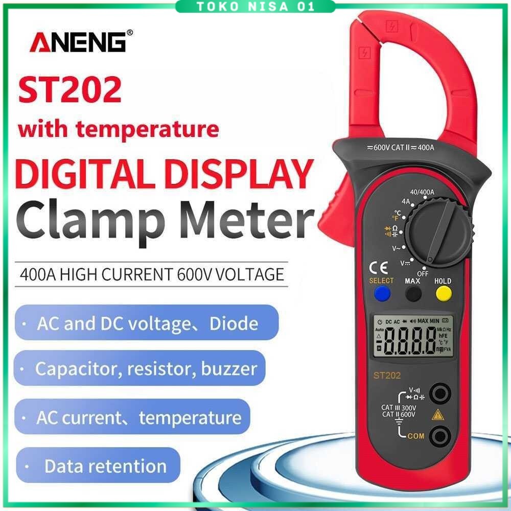 ANENG Digital Multimeter Voltage Tester Temperature - ST202