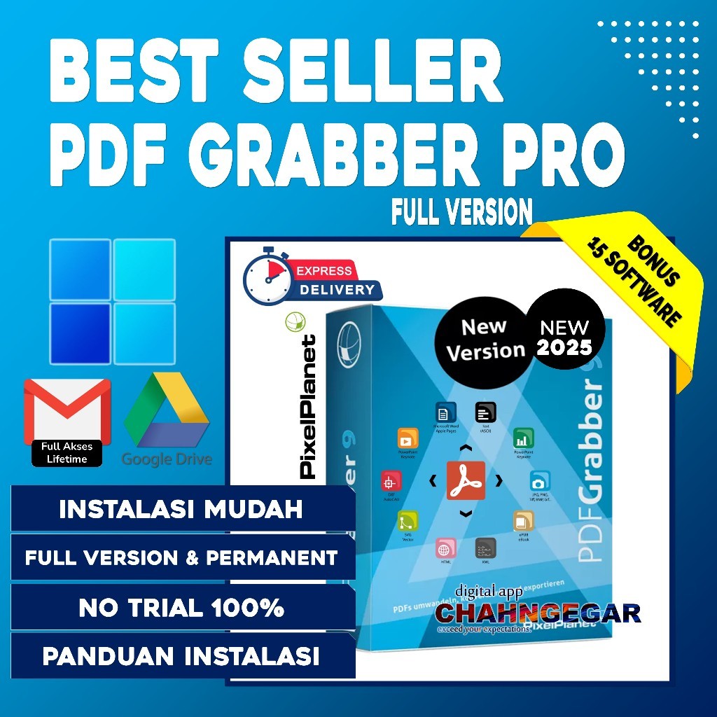 LICENSE PIXELPLANET PDF GRABBER 9 PRO ORIGINAL Full Software Converter File PDF Word, Excel, DXF/Aut
