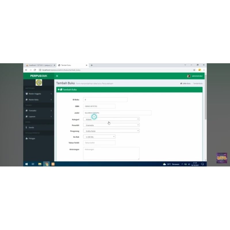 Aplikasi Sistem Perpustakaan Digital