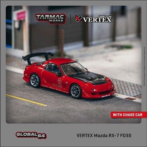 LP2155 Tarmac Skala 64 Mazda RX 7 Red