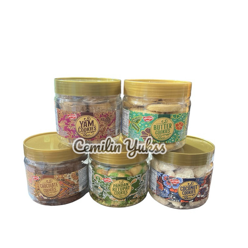 

[SDW] pekanbaru/Naraya Cookies Jar 190g Naraya Pandan Ketupat Cookies Chocolate Cookies Naraya Butter Cookies Naraya Coconut Cookies Naraya Yam Cookies