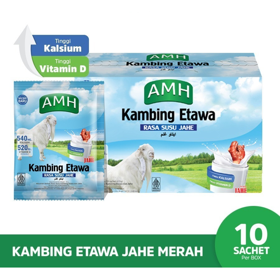 

Amh Kambing Etawa Variant Jahe Box (10 Sachet)