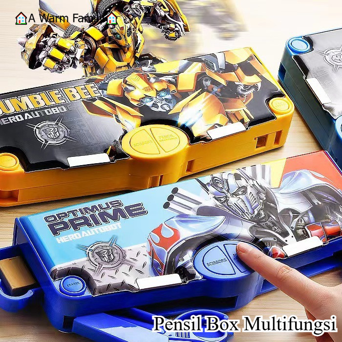

Pensil Box Multifungsi Transformer Anime Kotak Pensil Untuk Anak Siswa Sekolah Dasar