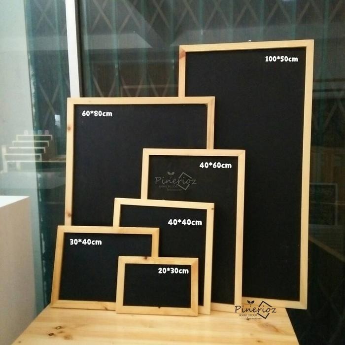 

Promo Papan Tulis Kapur 40*60 / Blackboard / Chalkboard terlaris
