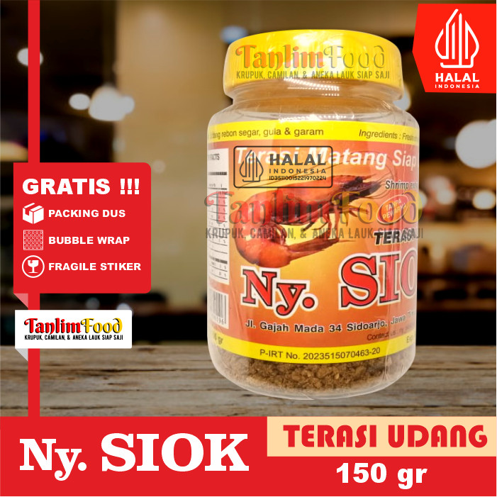 

Terasi / Belacan Udang Matang Ny. Siok 150gr