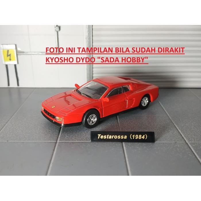 Dydo Kyosho  Diecast Skala 1/64 Ferrari Testarossa 1984