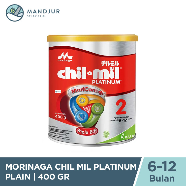 Morinaga Chil Mil Platinum 400 Gr - Susu Formula Bayi Lanjutan