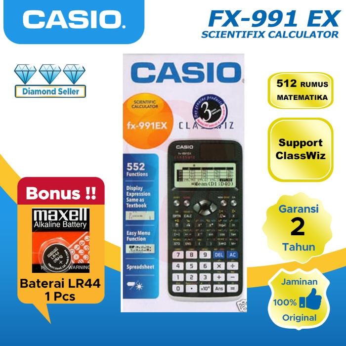 

CASIO CALCULATOR FX 991 EX