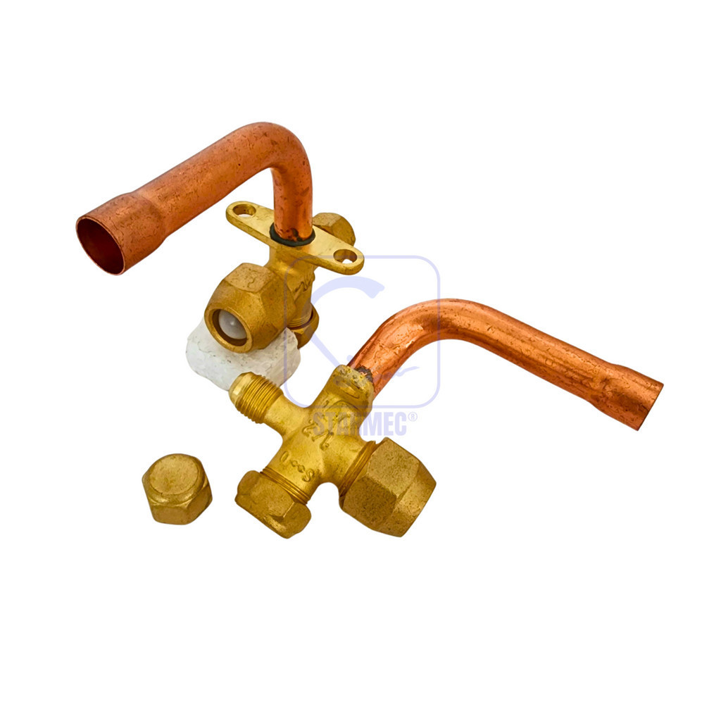 

Kran Outdoor Valve AC R32 R410a - 1/2" 3 Way
