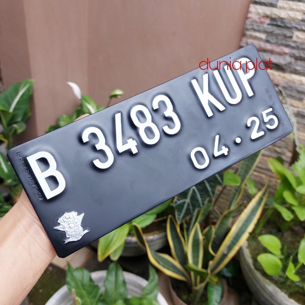 Plat nomor motor baut tanam motor custom plat nomor motor lipat baut tanam By PlatID