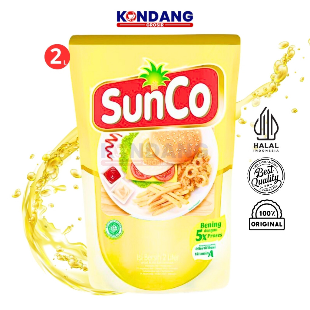 

Sunco Minyak Goreng 2 Liter - Kualitas Terbaik dari Proses Pengolahan 5 Tahapan Piye Kabare