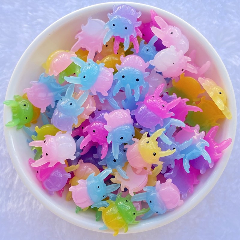 

20pcs New Cute resin Mini bicolor bug flat back Cabochon Scrapbook Kawaii DIY Embellishments Accessories E33