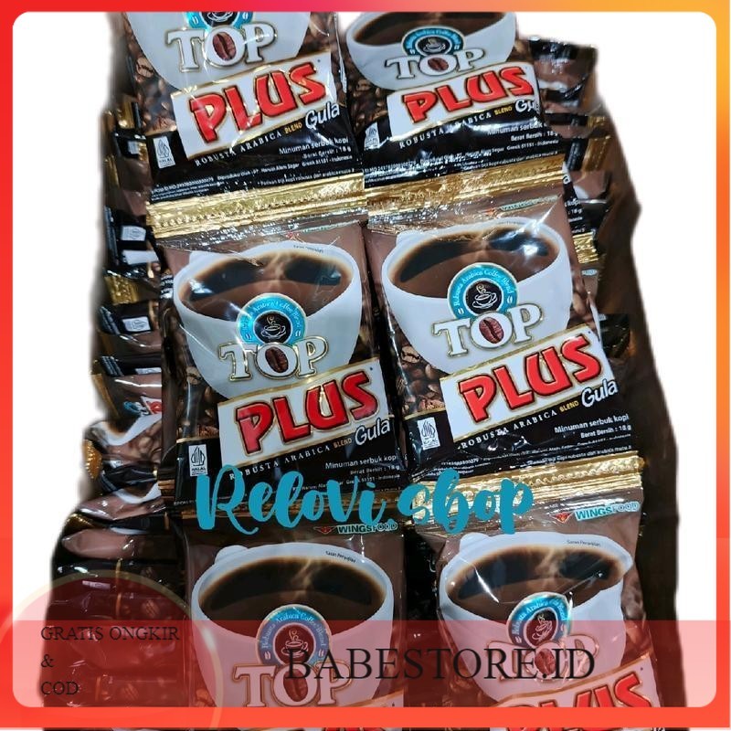 

TOP Kopi Plus 1 Renceng 10sct Coffee