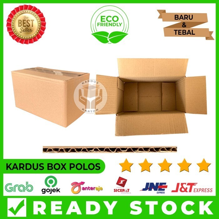 

Kardus Polos / Karton Box Packing 20x11x11 Cm Single Wall, Tebal