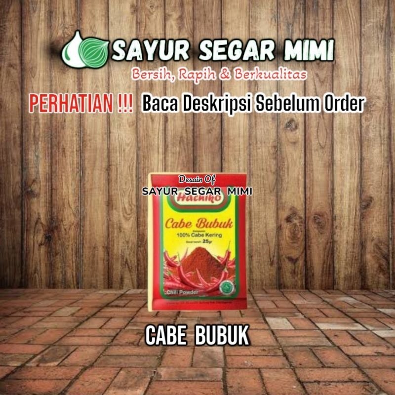 

Cabe Bubuk Hachico - Sayur Palembang