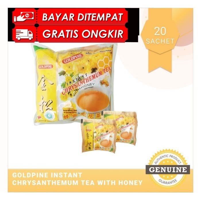 

COD Goldpine instant Chrysanthemum Tea with honey ORIGINAL PRODUK