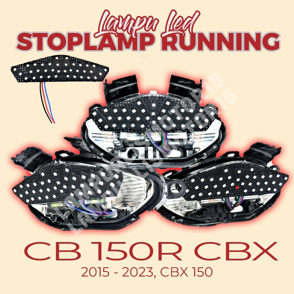 LAMPU STOPLAMP RUNNING HONDA CB 150R CB CBX LAMPU REM BELAKANG VARIASI PNP