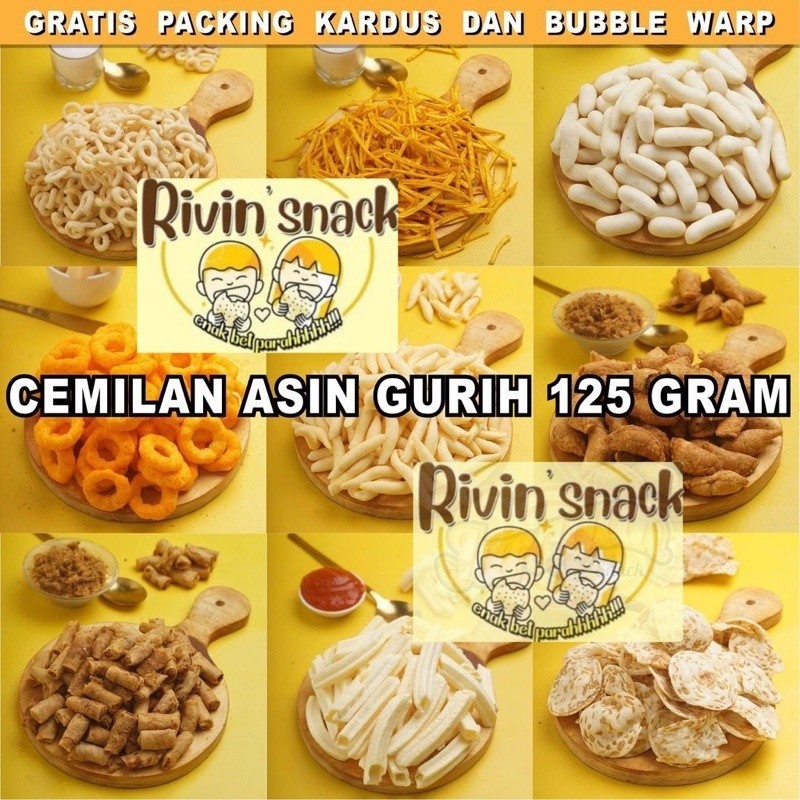 SNACK / CEMILAN SERBA KERIPIK DAN KERUPUK 1 kgr (RIVIN SNACK) (KERUPUK KULit / TEMPE TEPUNG / TEMPE 