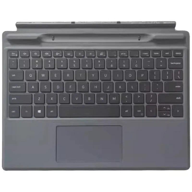 US English Keyboard for Latitude 7320 K19M Detachable Travel Keyboard K19MBKUS Trackpad Tablet CN-07