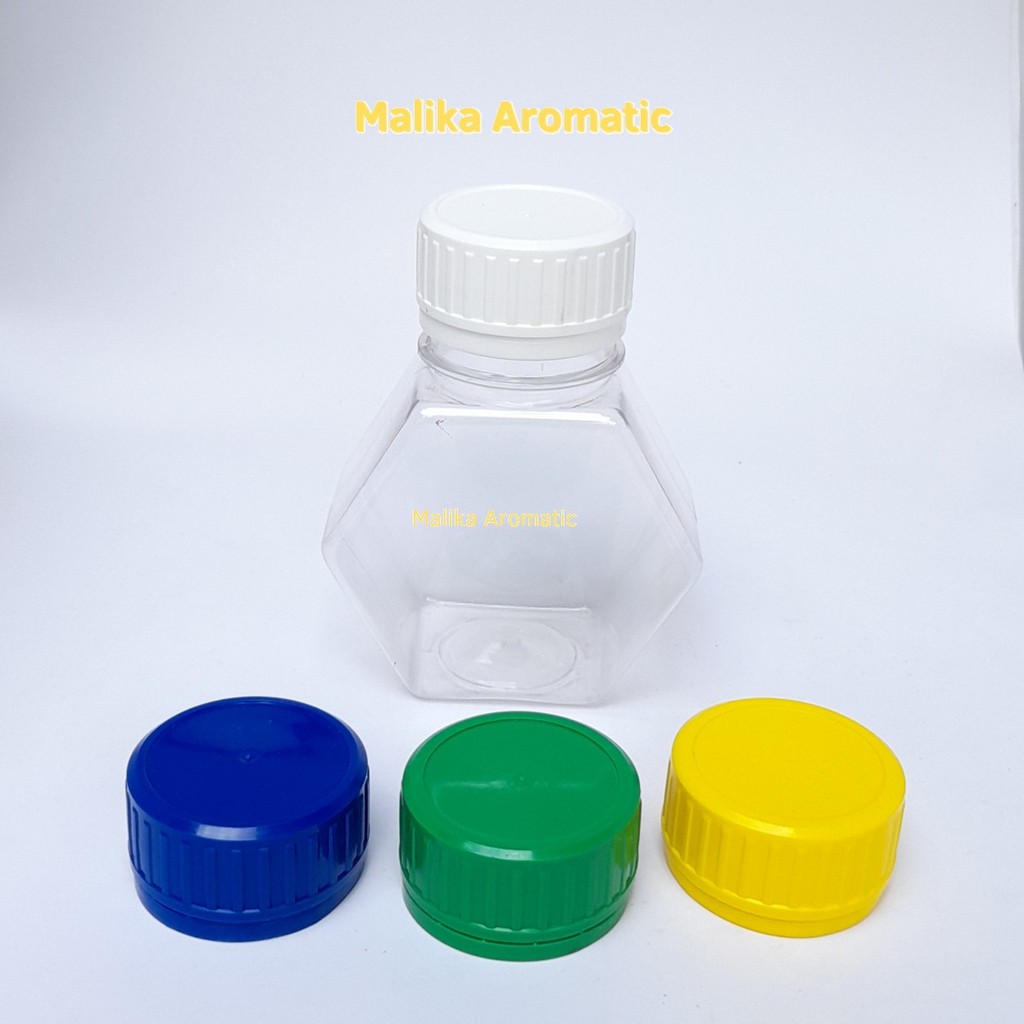 Botol Madu 250 ml Segienam Nat / Botol Plastik 250 ml Segienam Natural