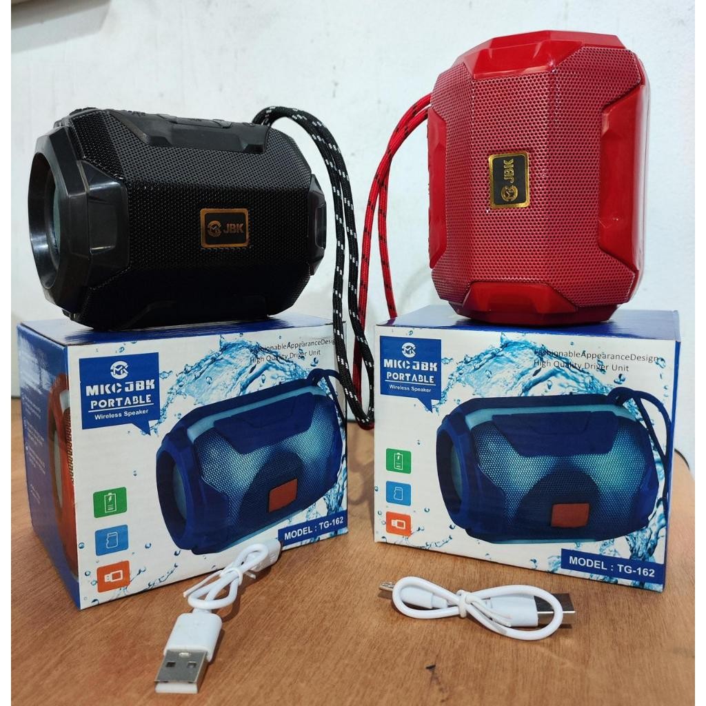 SPEAKER JBK TG-162 BLUETOOTH LED WIRELESS PORTABLE