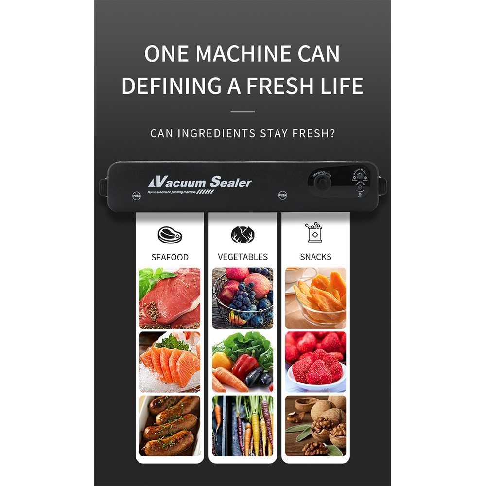 

FMSHOPP Zeelea Mesin Vacuum Sealer Makanan Automatic Air Sealing - ZKFK-001‼️COD‼️
