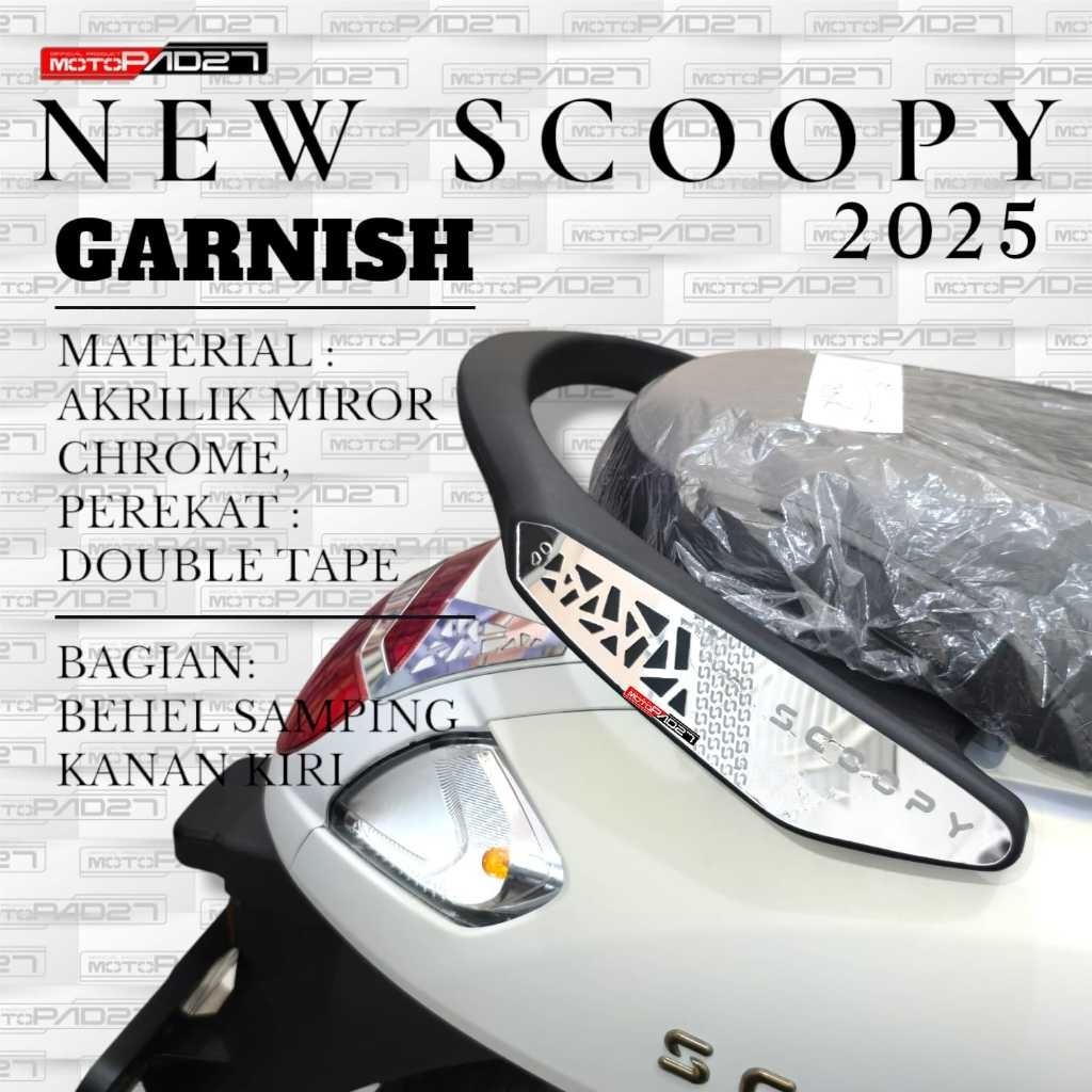 garnis variasi behel NEW SCOOPY 2025 MP27 sepasang