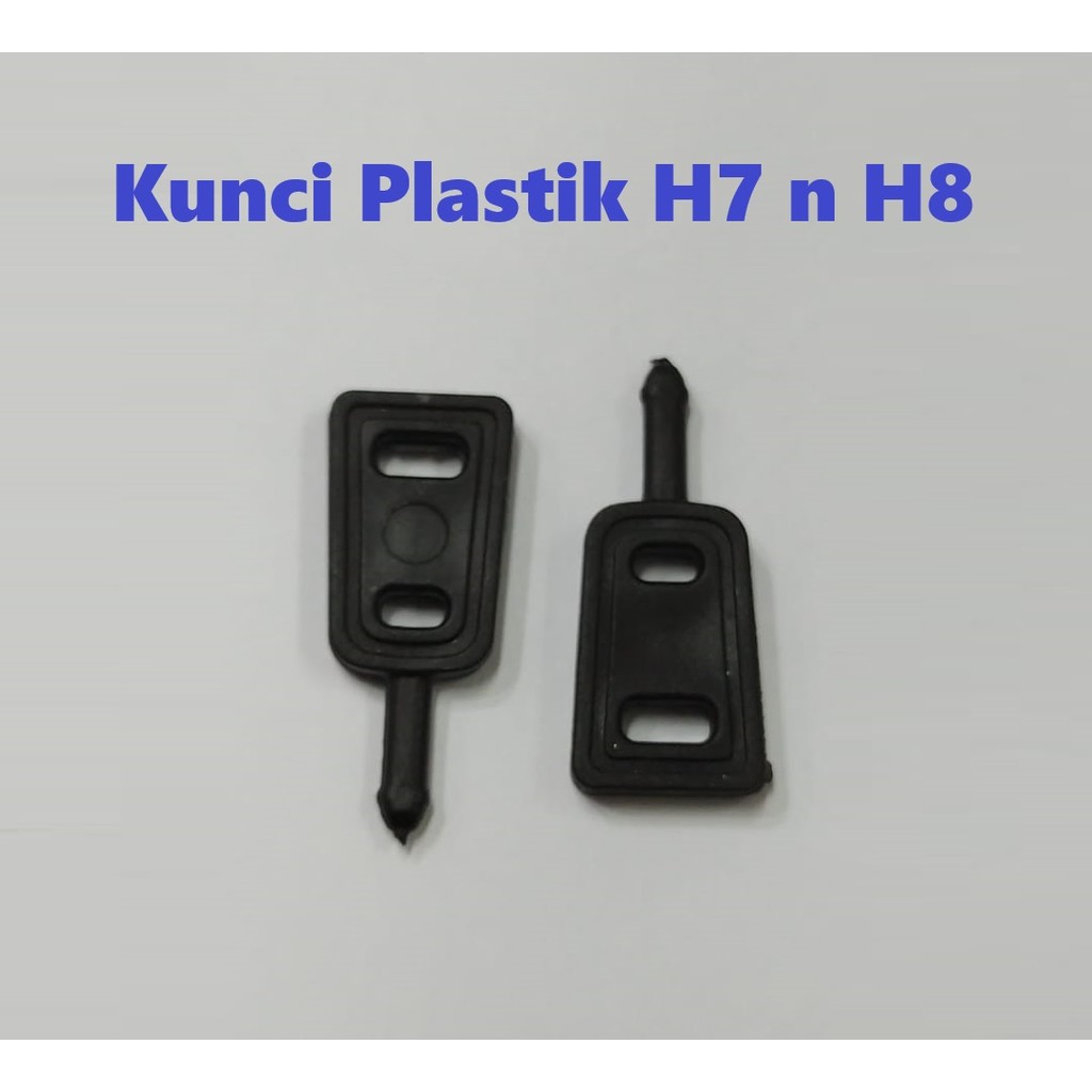 2pc Kunci Plastik Reptile Box Breeding Box NOMOY H7 n H8