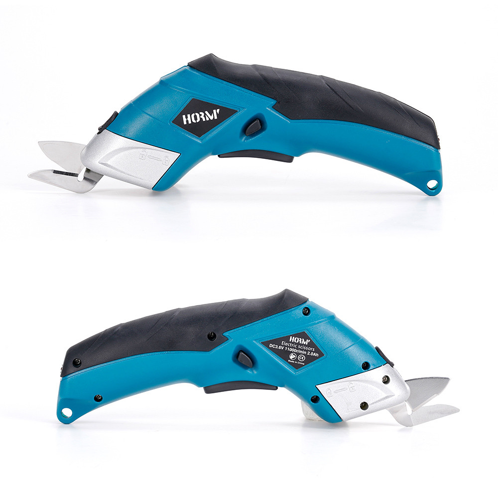 

3.6V Cordless Electric Scissors 2 Blades USB Rechargeable Cutting Tools for Sewing Shear Cutter Fabric Cloth Carpet PVC Leather