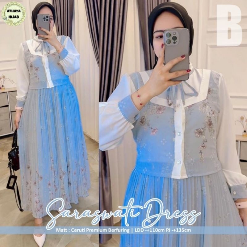 SARASWATI DRESS BY ATHAYA GAMIS MAXIalya store