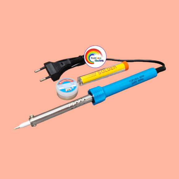 Solder Listrik Tofuda 80w 80watt 80 Watt Bonus Timah & Minyak Solder