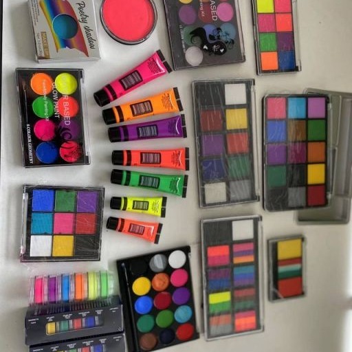 

(COD) 12 warna face body paint painting makeup oil special effect luki - SET 15 WARNA+2K