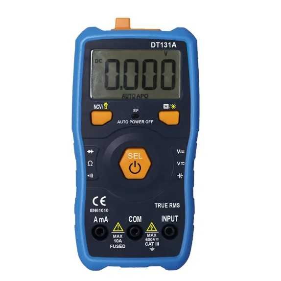 

XiANQi Digital Multimeter Portable NCV LCD Backlight 600V - DT131A #MikailaStoree
