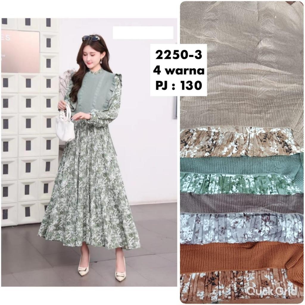 GAMIS RAJUT WANITA / GAMIS KOMBINASI RAJUT WANITA / GAMIS WANITA PREMIUM / GAMIS WANITA ALLSIZE