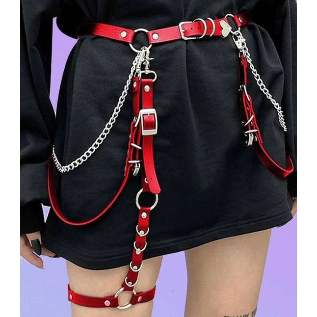 [HF010] Body Belt Harness Fashion Belt Punk