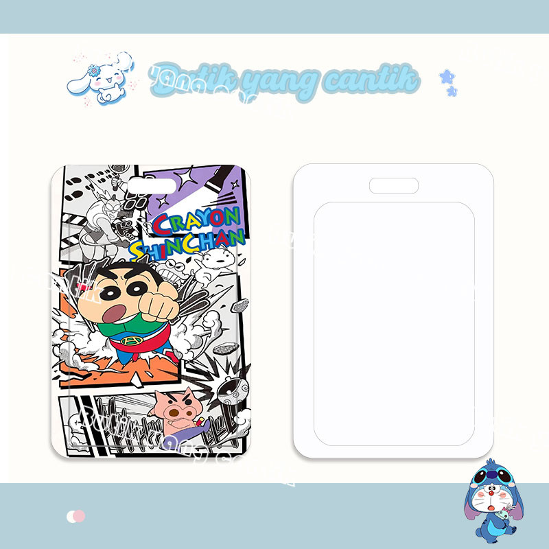 

ID CARD HOLDER, Tempat Kartu Kawaii Crayon Shin-chan, Cocok untuk Kantor/Sekolah, Kartu Pelajar/Kartu Transportasi, Kartu Akses, KTP, Flazz, Kartu Kredit Elektronik dan Uang Elektronik.