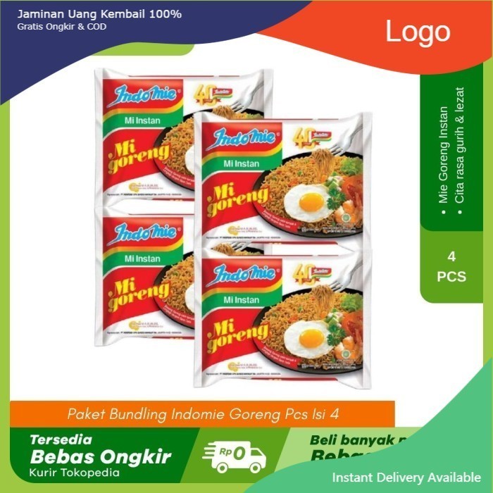 

LBJ Paket Bundling Indomie Goreng Pcs Isi 4