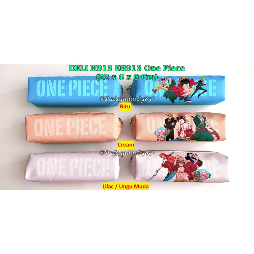 

(1 Biji) Tempat Pensil Resleting DELI H913 One Piece / Kotak Pensil Deli EH913 One Piece