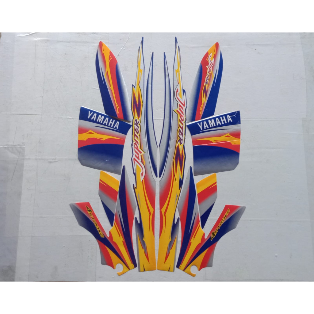 Stiker Standar Yamaha Jupiter Z 2004 - List Stiker Standar Jupiter Z 2004 - Striping StandarJupiter 